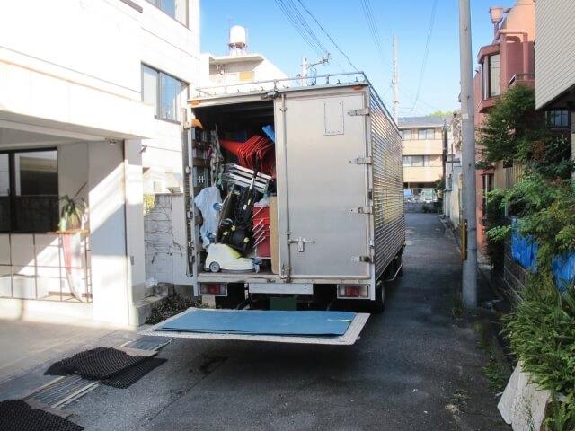 引越の手伝い、不用品の処分